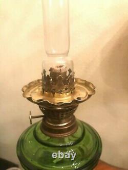 RARE German Brass Bronze Copper Victorian Antique Kerosene Oil Lamp