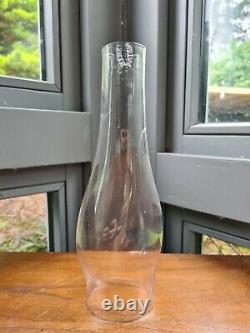 RARE Original Hinks Patent Stamped Embossed Relief Oil Lamp Chimney Smoke Funnel
