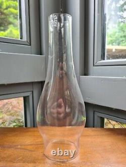 RARE Original Hinks Patent Stamped Embossed Relief Oil Lamp Chimney Smoke Funnel