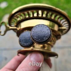 RARE Original Victorian WAS Benson Safety Oil Lamp Burner Bayonet Clip On Duplex