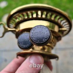 RARE Original Victorian WAS Benson Safety Oil Lamp Burner Bayonet Clip On Duplex