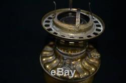 RARE RUBY VICTORIAN TABLE PARLOR OIL LAMP BASE Consolidated Lamp & Glass Co