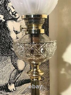 RARE Victorian Antique Oil Kerosine Kerosene Lamp