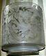 Rare Aesthetic Etruscan Victorian Gas Oil Lamp Shade Floral Insects Birds 4-3/4