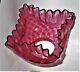 S 535 Mint Satin Art Glass Cranberry Victorian Antique Miniature Oil Lamp Shade