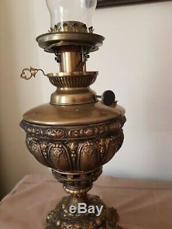 Solid Brass Messengers Annular Oil Lamp