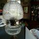 Super Quality Victorian Oil Lamp And Etched Shade