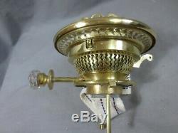 Superb Antique Victorian Rare Cut Glass Winder Hinks Duplex Oil Lamp Burner