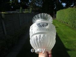 Superb Embossed Oil Lamp Shade 3.3 Straight Fitter