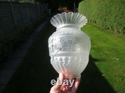 Superb Embossed Oil Lamp Shade 3.3 Straight Fitter