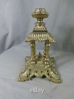 Superb Original Victorian Antique Veritas 1895 Oil Lamp Base