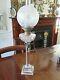 Superb Osler Cut Glass Antique Oil Lamp & Shade Complete