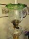 Superb Quality Emerald Green Victorian Oil Lamp Shade