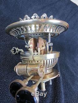 Superb Rare Victorian Messengers Brass Duplex Oil Lamp Burner, Fits A Hinks