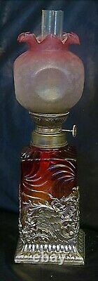 Unlisted Antique Victorian Miniature Highest Quality Rarest Cigar Oil Lamp Mint