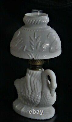Unlisted Mint Colorful French Victorian Art Glass Miniature Oil Lamp Shade 3 H