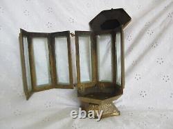 Unusual & Rare Victorian Alter/church Oil Lamp & Casket