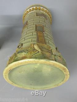 Very Unusual Victorian Lighthouse Duplex Oil Lamp Doulton