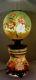 VICTORIAN GONE WITH THE WIND Oil-to-Electric Lamp. BOTH Globes Light. 28T. 1870