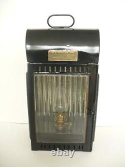 VINTAGE c1910 SMITH'S NEWHALL LAMP WORKS OIL LAMP LANTERN FULLY WORKING