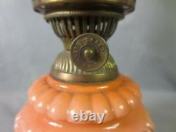 Very Rare Antique Victorian Glass Miniature Oil Lamp Hairline Crack At Base