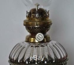 Victorian Antique Hinks & Son Oil LampDrop in Glass ReservoirPatent No. 2650
