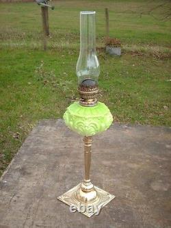 Victorian Art Nouveau Oil Lamp