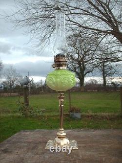 Victorian Art Nouveau Oil Lamp