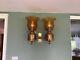 Victorian Brass Converted Oil Lamp Wall Light