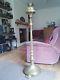 Victorian Brass Oil Lamp Floor Standing