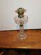 Victorian Clear Glass Oil Lamp With Messenger Burner