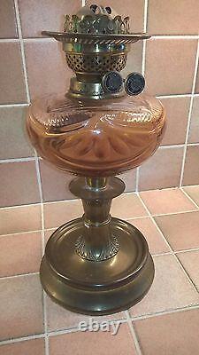 Victorian Edwardian Art Nouveau Oil Lamp