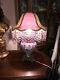 Victorian French Medium Oil Lamp Converted to electric and Custom Shade