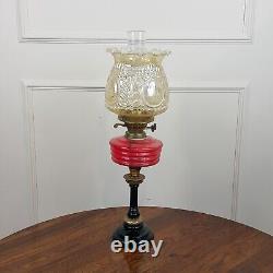 Victorian Glass Oil Lamp 8789 O/A