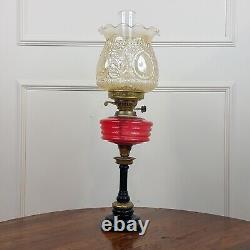 Victorian Glass Oil Lamp 8789 O/A