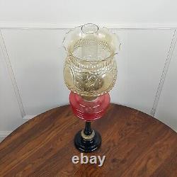 Victorian Glass Oil Lamp 8789 O/A