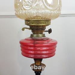 Victorian Glass Oil Lamp 8789 O/A