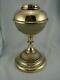 Victorian Hinks Brass Oil Lamp Base & Font, Fine Ribbed Decoration, Bayonet Fit