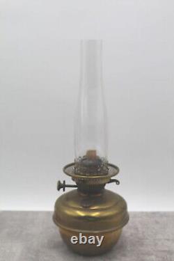 Victorian Hinks No2 Duplex Burner Hanging Oil Lamp Used Vintage Opaline Shade