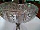 Victorian Hinks Silver Plate Cut Crystal Oil Lamp Font