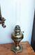 Victorian L&B Brevete Belgian Brass Oil Lamp Central Draught Embossed 1883