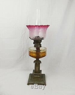 Victorian Matador Brenner Brass Oil Lamp