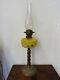 Victorian Oil Lamp Brass Column Gorgeous