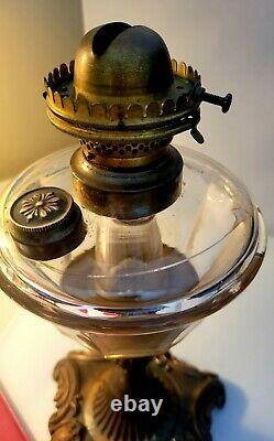 Victorian Oil Lamp E. Miller 1870s/80s