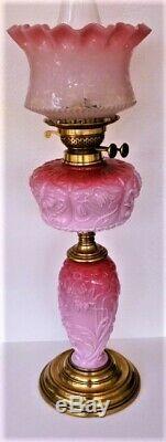 Victorian Oil Lamp & Shade