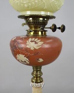 Victorian Oil Lamp with Opaline Shade
