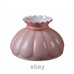 Victorian Red Tinted 10 Oil Lamp Shade