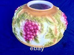 Victorian Style Hanging Lamp Dillard M Smith Raised Grapes 14 Same As Oil Types