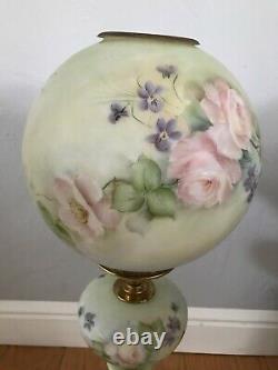 Victorian Tall Antique Victorian Tall Parlor Oil Lamp