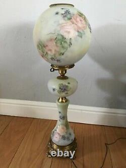 Victorian Tall Antique Victorian Tall Parlor Oil Lamp